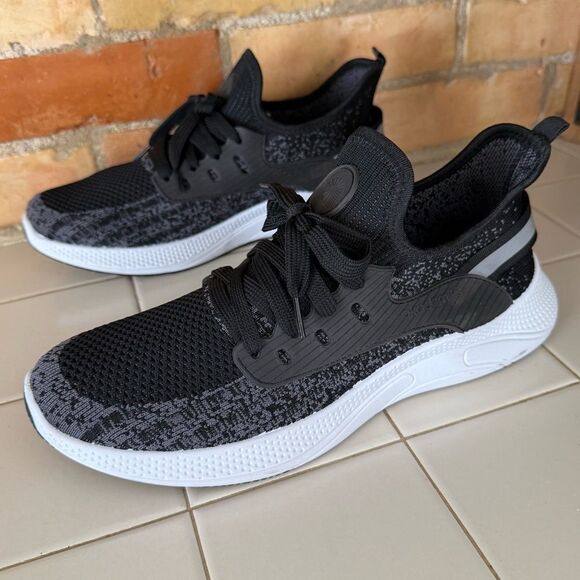 Akademiks Men's Flight Sneaker Black Grey Size 10 - Picture 8 of 16